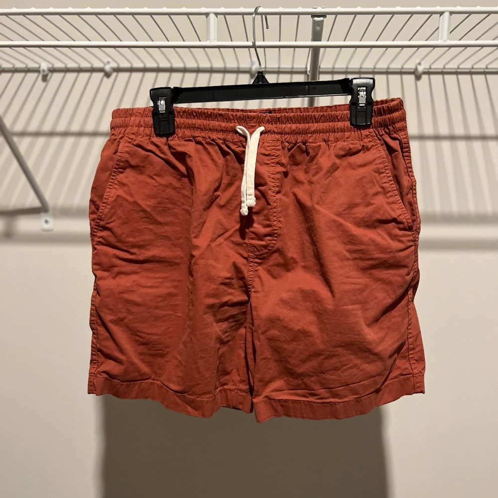 J Crew Orange Drawstring Shorts - M